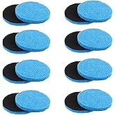 EPLZON 16pcs Microfibre Pads Power Scrubber Pads Set Electric Scrubber Replacement Scouring Pads fit for Dremel Versa Scourin