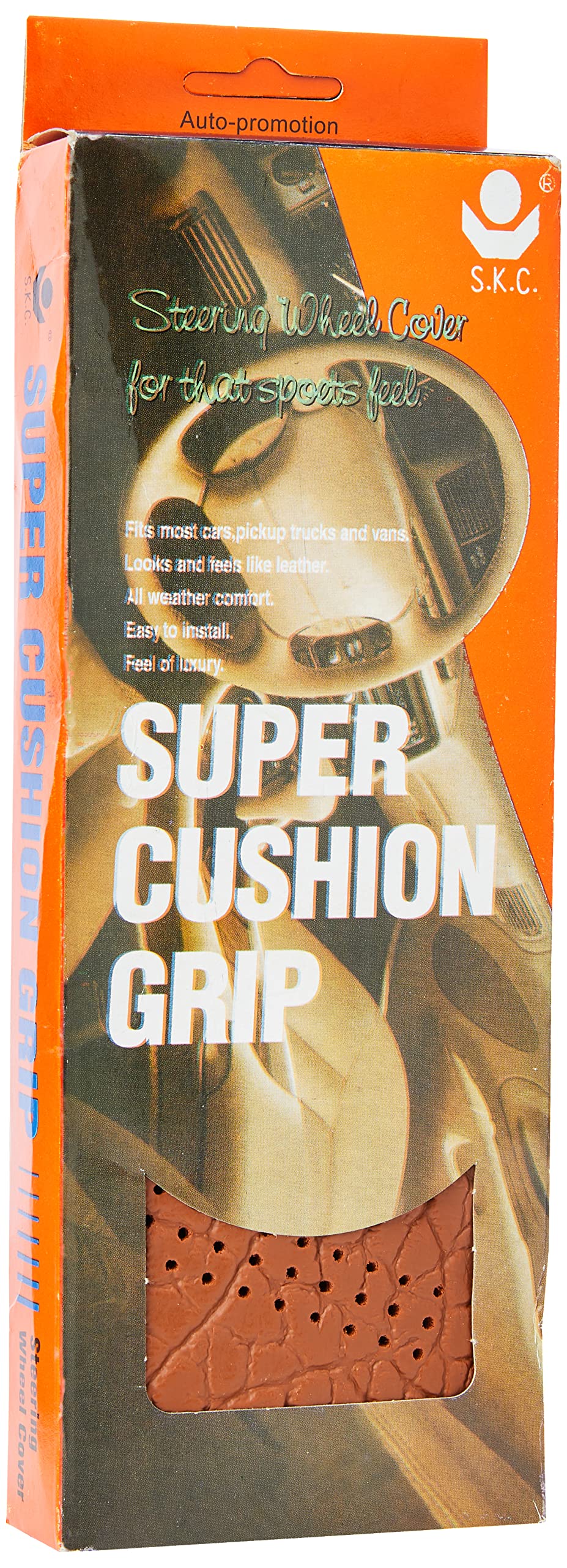 AutoStyle Universal steering wheel cover Classic - Brown (lace)