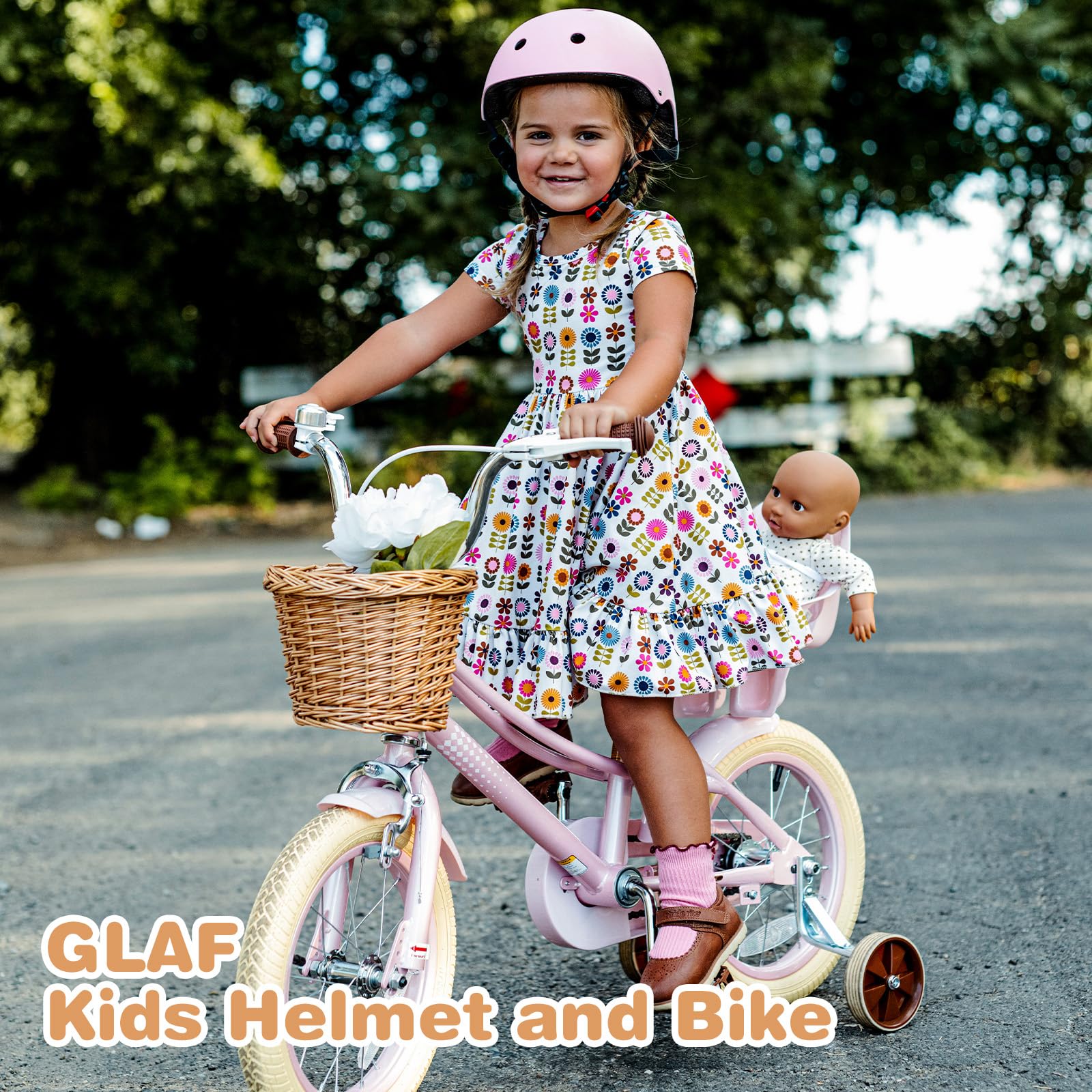 GLAF Baby Bike Helmet Toddler Helmets for 1 Year Old and up Infant Girls Boys Multi Sport Adjustable for Scooter Bicycle Kids Youth Child Skateboard Safety Cycling