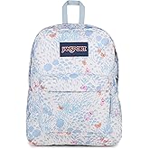 JanSport SuperBreak One Backpack - Durable, Lightweight Bag with 1 Main Compartment, Front Utility Pocket with Built-in Organizer, Premium Backpack, Fluttering Fields