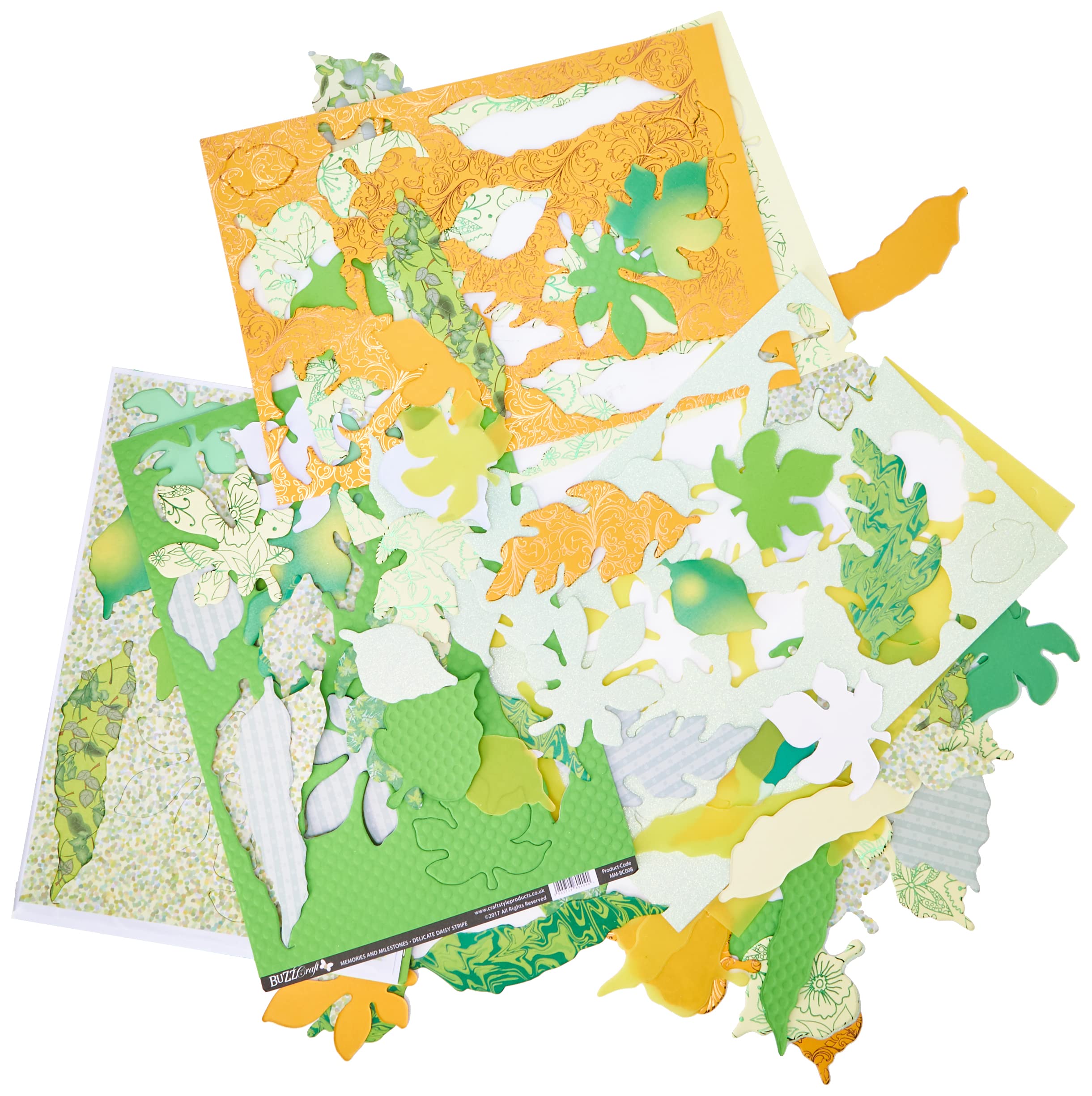 Springboard 10397 Pre-Cut Spring/Summer Paper Leaf Shapes (Pack of 250)