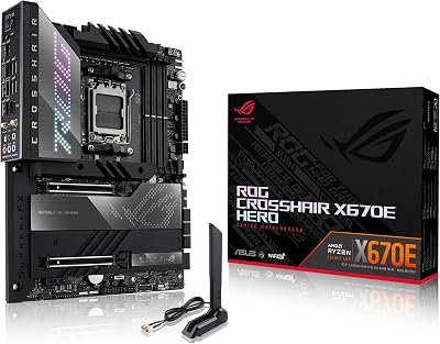 ASUS ROG Crosshair X670E Hero Motherboard WiFi 6E AM5 Ryzen 7000 PCIe 5.0 DDR5