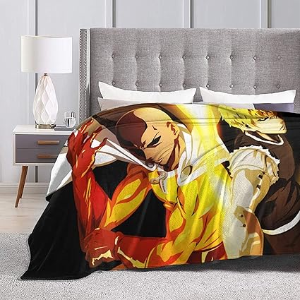 Amazon ワンパンマン 毛布 フランネルブランケット おしゃれ サイタマ ジェノス 戦栗のタツマキ 漫画キャラクター 全幅 印刷 ブランケット ふわふわ 暖かい 掛け毛布 大きいサイズ 多機能 アニメグッズ プレゼント ブランケット 毛布 オンライン通販