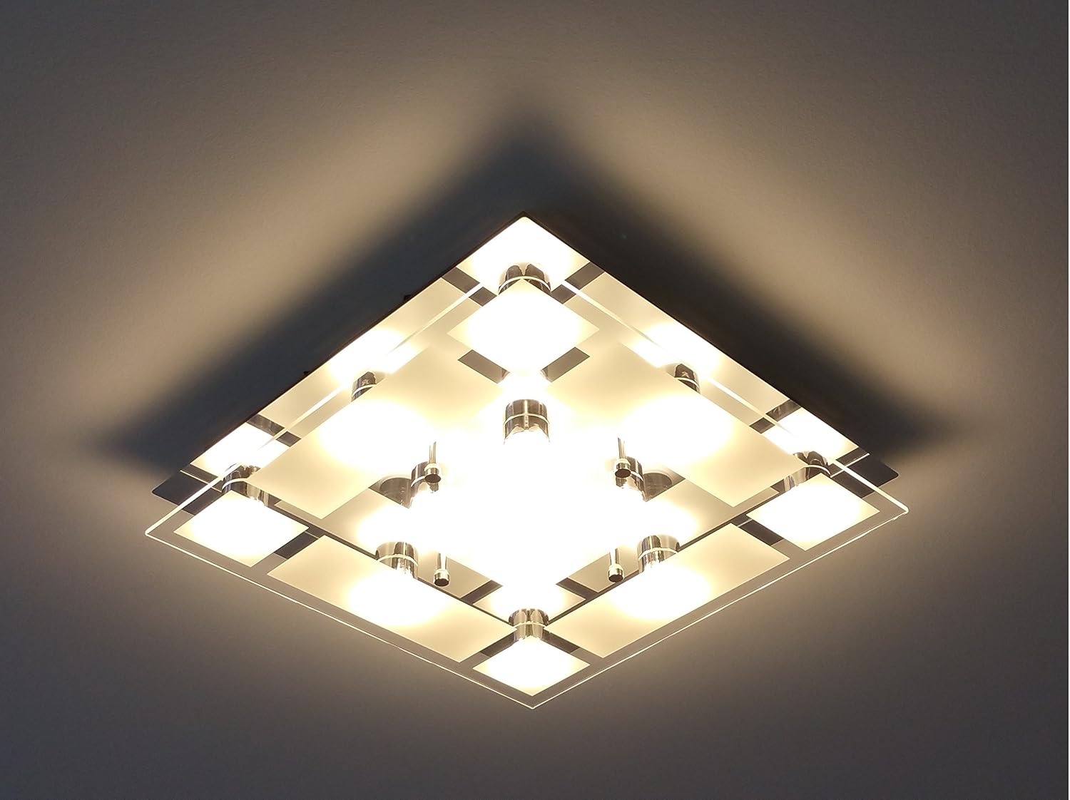 Trango 13 Flammig 3 Stufen Dimmbar Led Design Bad Deckenleuchte Tg3092 Deckenlampe Mit 2600 Lumen Direkt 230v Amazon De Beleuchtung