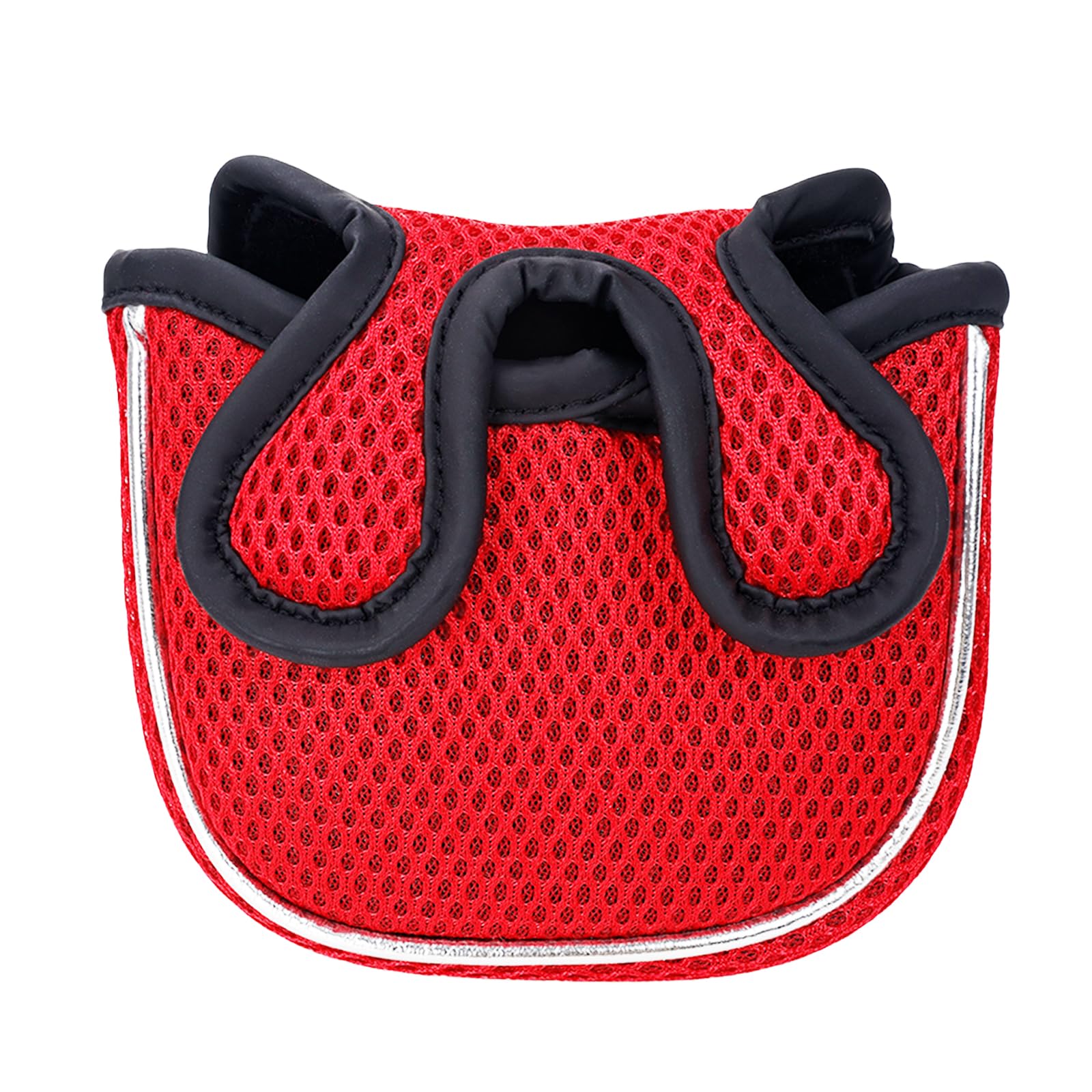 Andux Mallet Cover Golf Putter Head Covers for Center Shaft Putter Red MT/TG17, Square