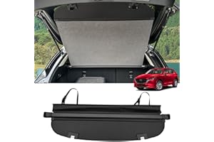 VEENJOY Cargo Cover for Mazda CX-5 CX5 2025-2017 Accessories Retractable Trunk Cover Security Shielding Shade Cargo Luggage Cover Trunk Privacy Protection (Carbon Fiber Texture)