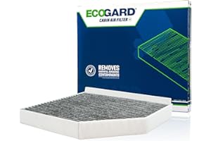 ECOGARD XC36071C Premium Cabin Air Filter with Activated Carbon Fits 2019-2025 Porsche Macan, 2010-2017 Audi Q5, 2009-2016 A4 Quattro, A4, 2010-2017 A5 Quattro, 2010-2018 S4, Recirculation