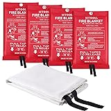 ISTOOLL Fire Blanket for Home, Fiberglass Emergency