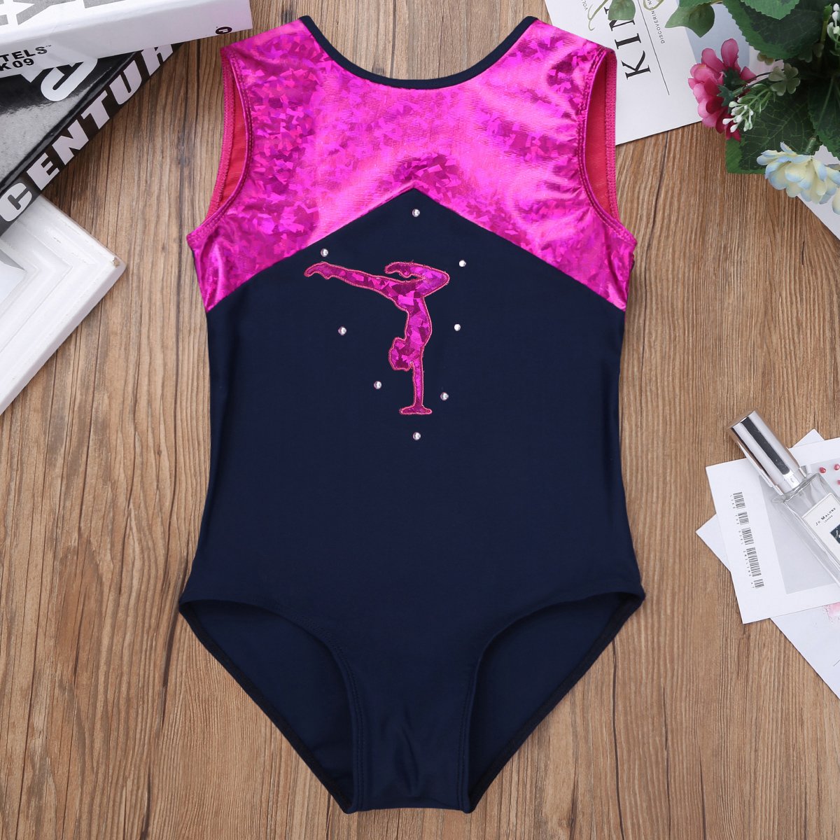 Justaucorps 5-14 Ans Justaucorps Danse Fille Ranrann - Dentelle Sans Manches, Polyester/élasthanne - Taille 5-14 Ans Justaucorps Dentelle