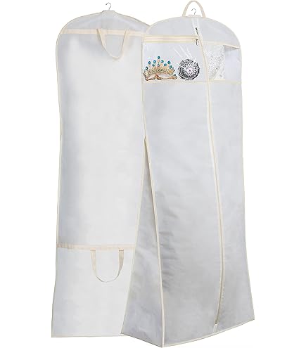 Amazon.com: LABRIMP Bridesmaid Dress Cover Wedding Dress Dust Cover Garment  Bag Long Nonwoven Storage Bag : Clothing, Shoes & Jewelry