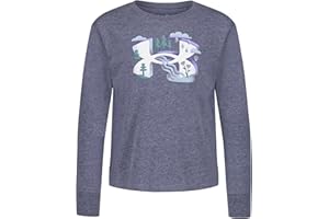 Under Armour girls Short Sleeve Shirt, Crewneck, Lightweight and Breathable