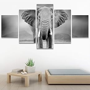 SIGNWIN 5 Panel Canvas Wall Art Modern Art...