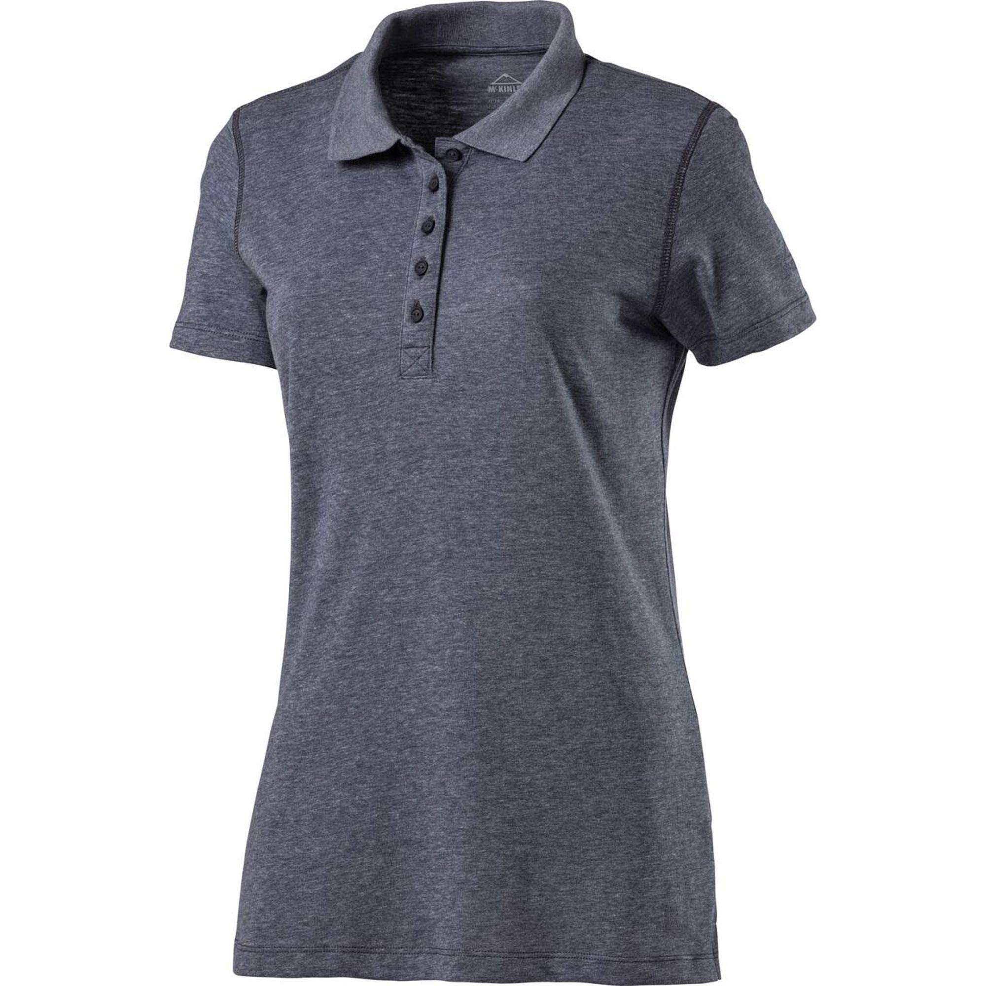 Mckinley Women Pellew Poloshirt - Melange/Navy, Size 38