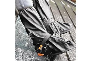 R2DEPOT Powersports Rain Boot Covers, Waterproof Rain Shoe Cover for Women Men, Reusable Foldable Anti-Snow Shoe Covers