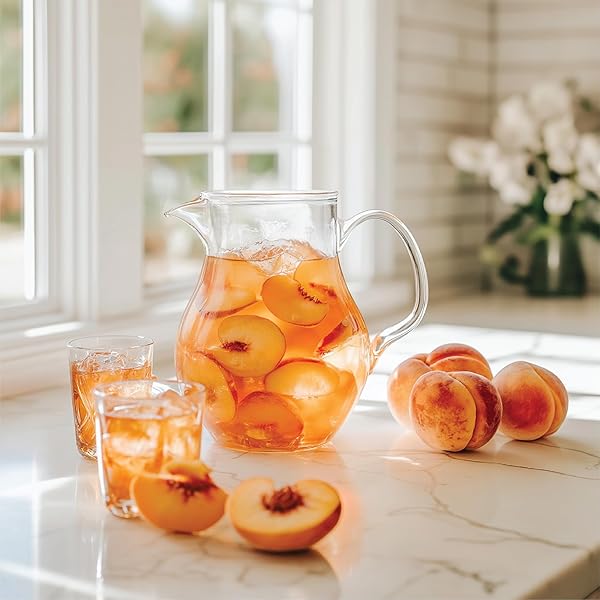 JORDAN’S SKINNY MIXES SUGAR FREE SYRUP, PEACH TEA FLAVOR, FLAVORED WATER ENHANCER, DRINK MIX FOR ICE TEA, LEMONADE & MORE, ZERO CALORIE FLAVORING, KETO FRIENDLY, 25.4 FL OZ, 1 PACK