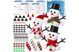 AWHETIE 10 Pack Stocking Stuffers for Kids,Christmas Crafts for Kids Bulk,Build a Snowman Crafts Kit Modeling Clay,Christmas Stocking Stuffers Gifts Activities for Boys Girls