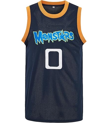 Amazon.com : EHCSROP Youth #0 Alien Monstars Basketball Jersey for
