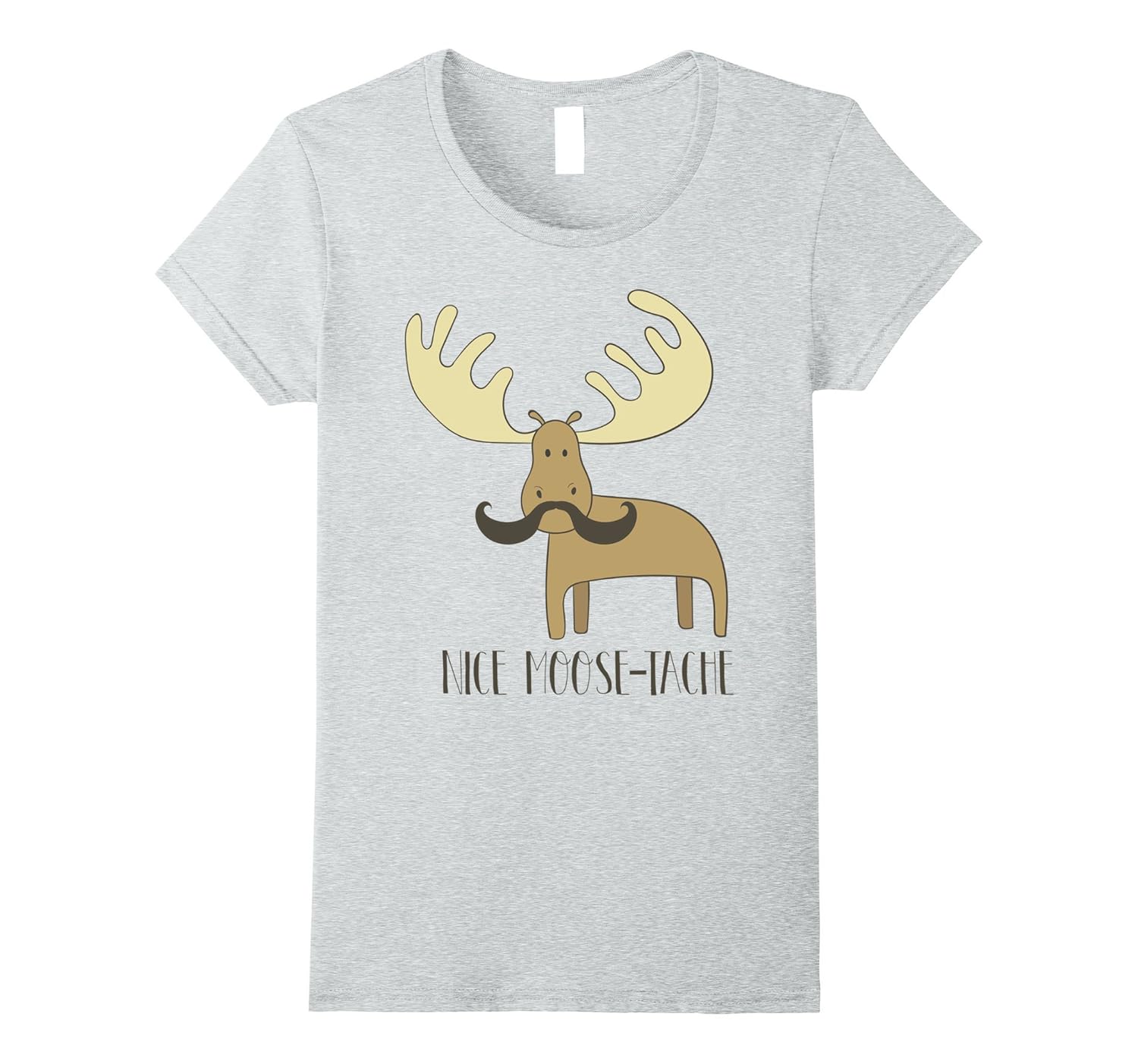 Moosetache Funny Moose Shirt for Kids