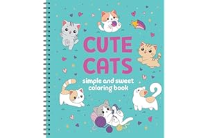 Simple and Sweet Coloring Book: Cute Cats