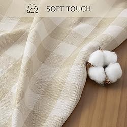 Softalker Checkered Tablecloth Rectangle, Heavy
