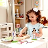 Melissa & Doug Princess Magnetic Dress-Up Play Set Wooden Doll Toy 3+ Years view 2