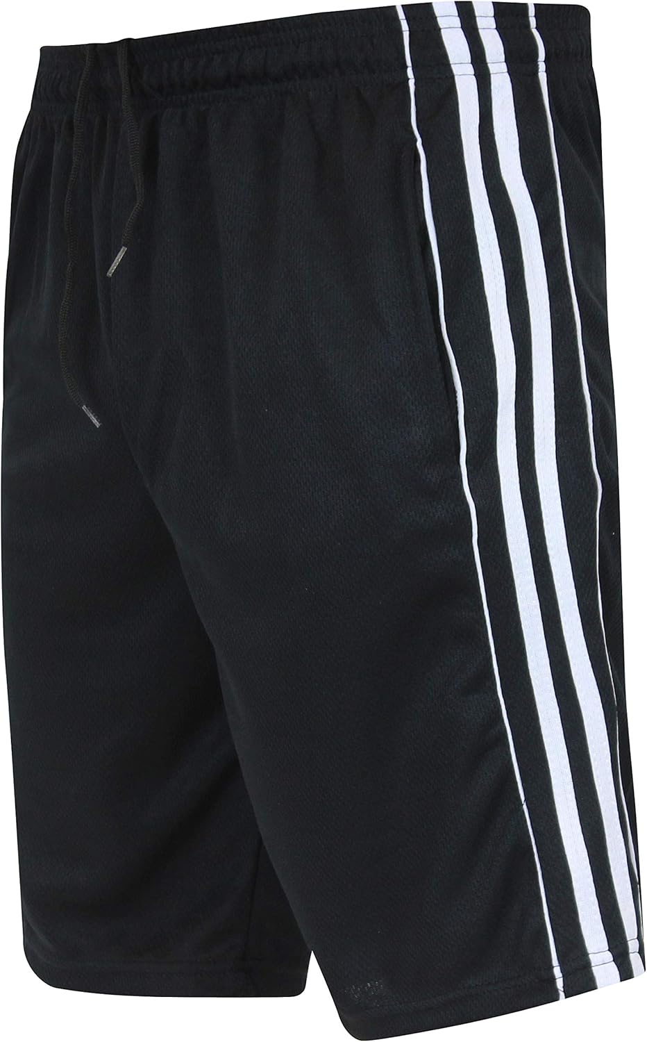 Real Essentials Men's Active Athletic Performance Shorts with Pockets - 5 Pack at  Men’s Clothing store