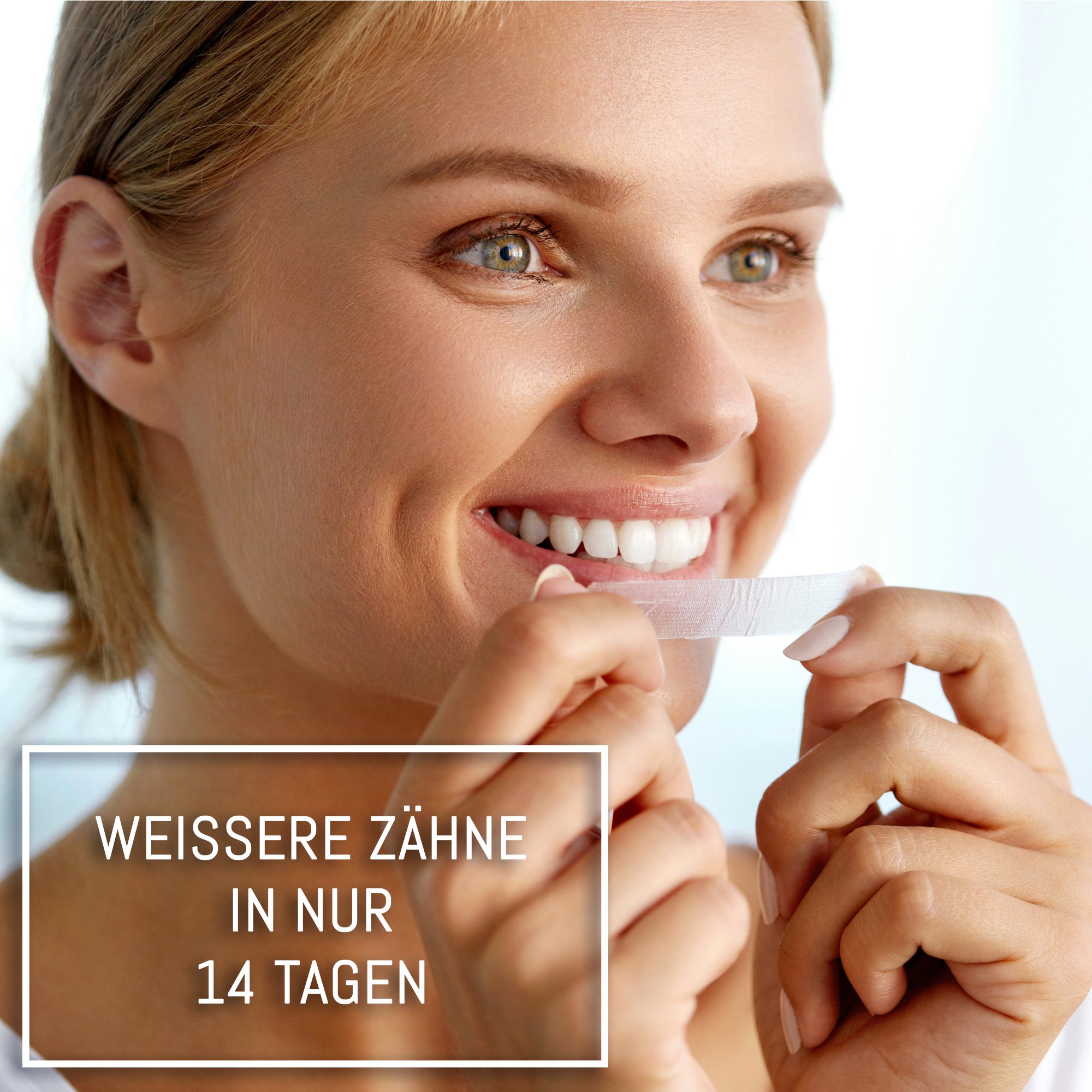 Premium Bleaching White Stripes - Schmerzfrei - Zweifacher Testsieger - Zähne Aufhellen - Zahnaufhellung Weiße Zähne