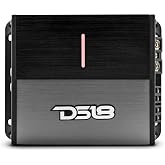 DS18 ION1000.4D Compact Full Range Class D 4 Channel Amplifier 4 X 150 Watts RMS @ 4 OHM - Silver/Black (Renewed)