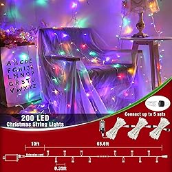 66ft Christmas Lights Outdoor Waterproof, 200 LED