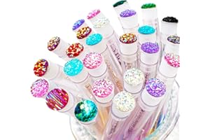 i-Laesh 50 Pcs Lash Brush Eyelash Brushes for Eyelash Extensions Spoolies Cleaning Mascara Wands Tube Diamond Disposable Makeup Tool Applicator Set Sanitary Extension Supplies (Assorted Color)