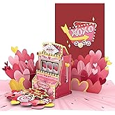 PopLife® Valentine's Day Jackpot 3D Pop Up Card - I Hit the Jackpot With You Lucky in Love Card, Anniversary, Birthday or Just Because - For Wife, Husband, Fiance, Girlfriend or Boyfriend