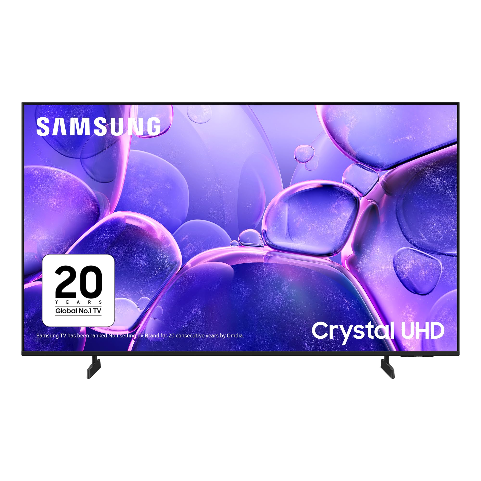 Samsung 50" U8000F, Crystal Processor 4K, 4K Upscaling, Q-Symphony, Knox Security, Metal Stream Design, 2025
