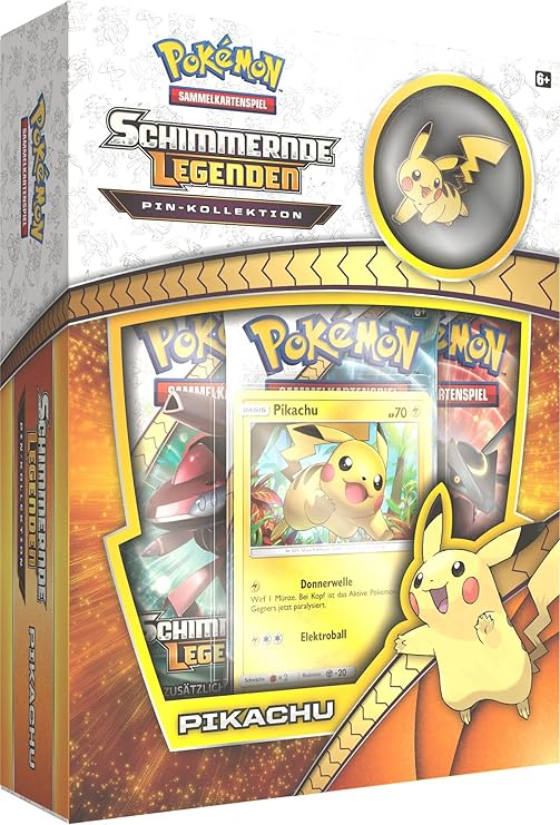 Pokémon Pokemon 25965 PKM SM03.5 Pikachu Pin Box, bunt