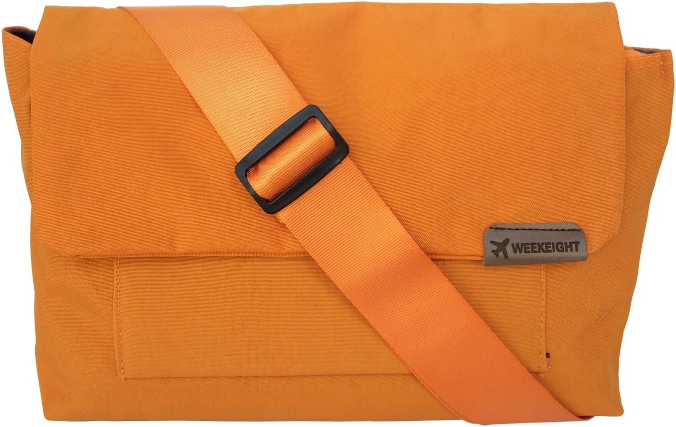 FanCarry Nylon Travel Crossbody Purse Waterproof Outdoors Handlebar Bag (Orange)