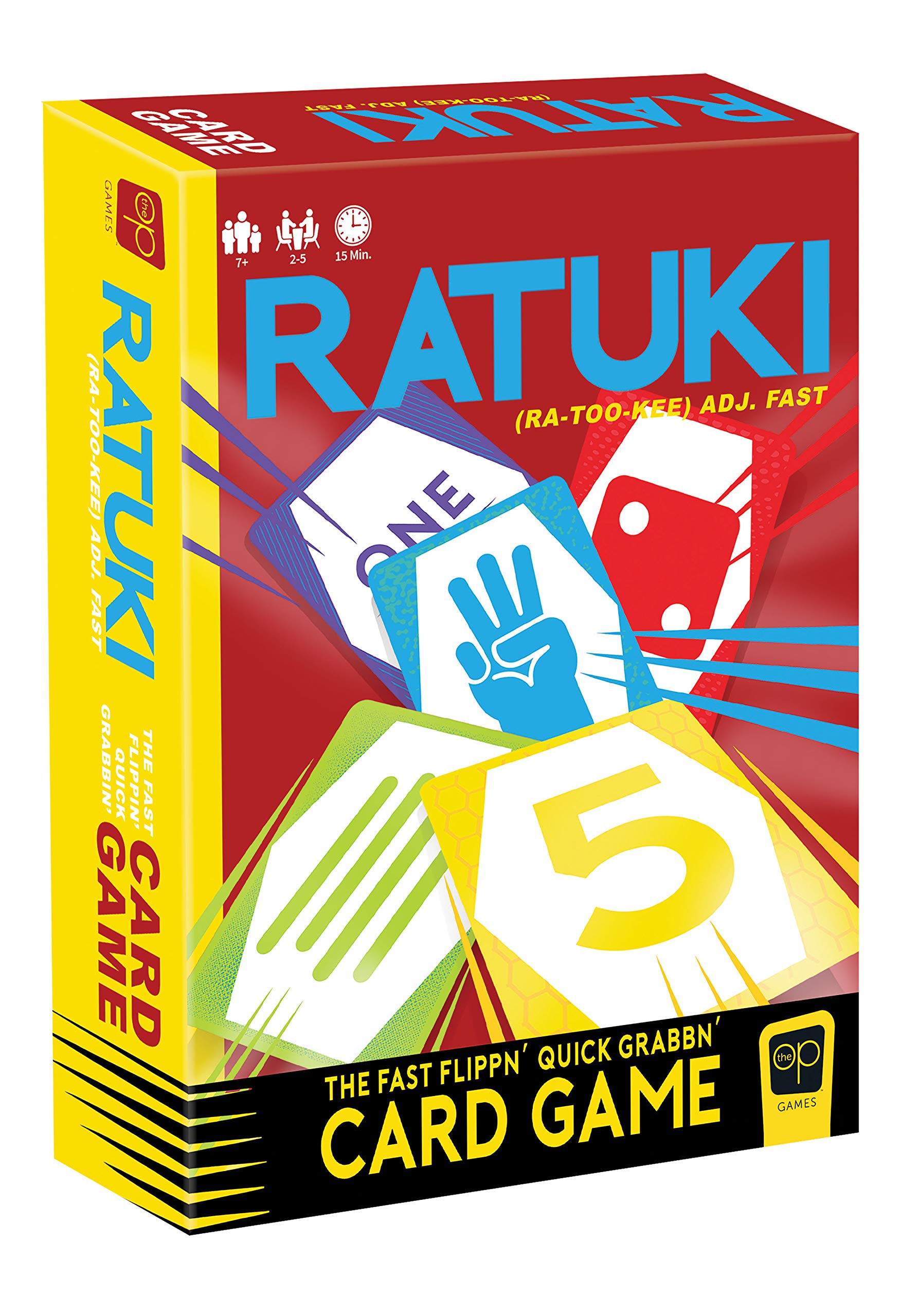 USAopoly The OP Ratuki | Card GAme | Quick Family Game Perfect Filler Game for Game Nights | 2 to 5 Players Ages 7 and Up
