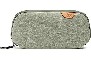 Peak Design Small Tech Pouch, Sage, Electronics Organizer for Travel or Everyday Carry, Origami-Style Storage, Cable Pass-Thr