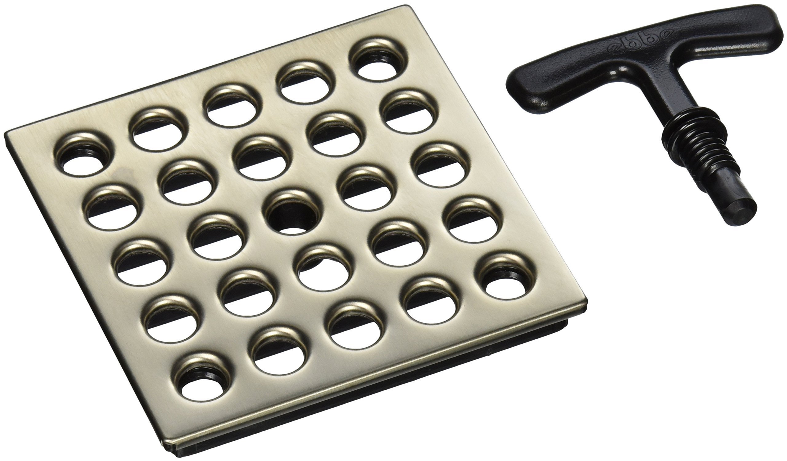 Ebbe E4404 Square Shower Drain Grate, Brushed Nickel 892013002122 eBay