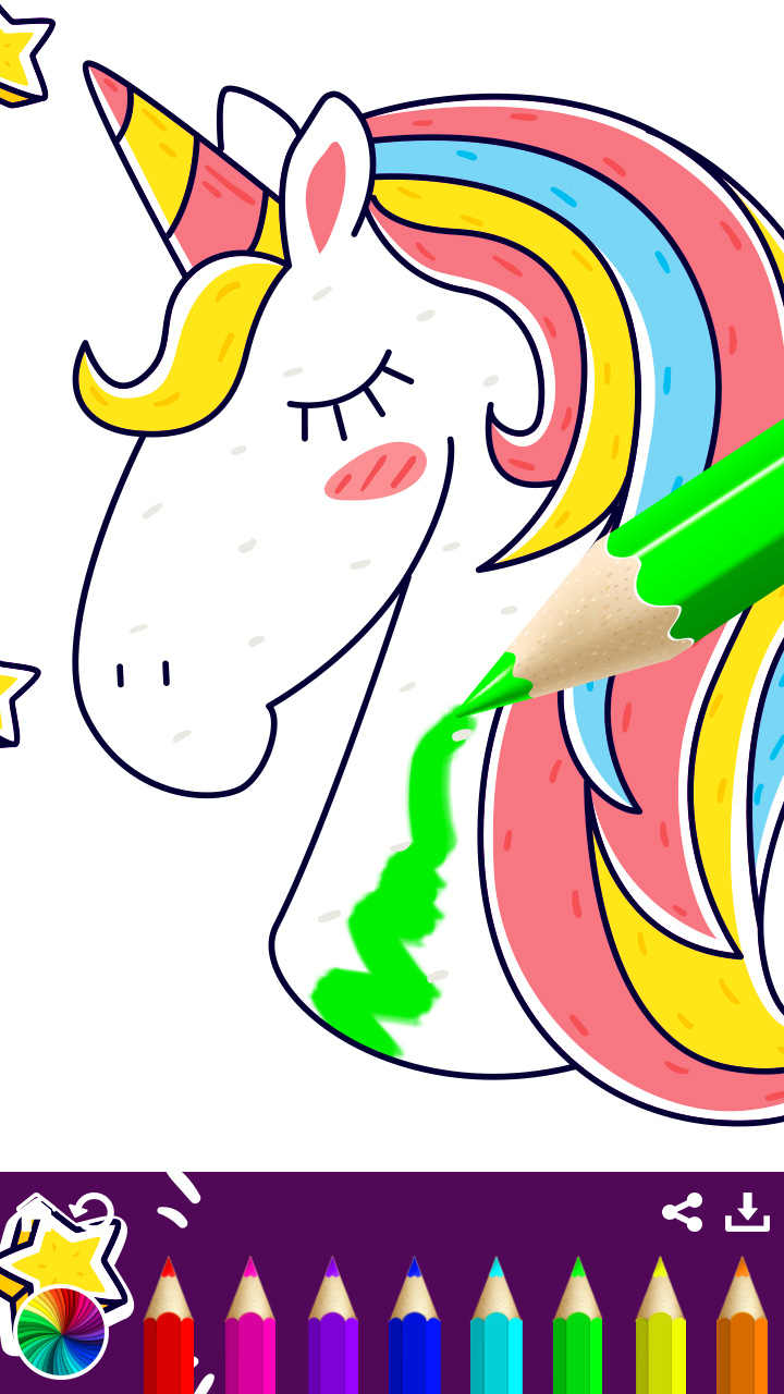Amazon.com: Rainbow Unicorn Coloring Book: Appstore for Android