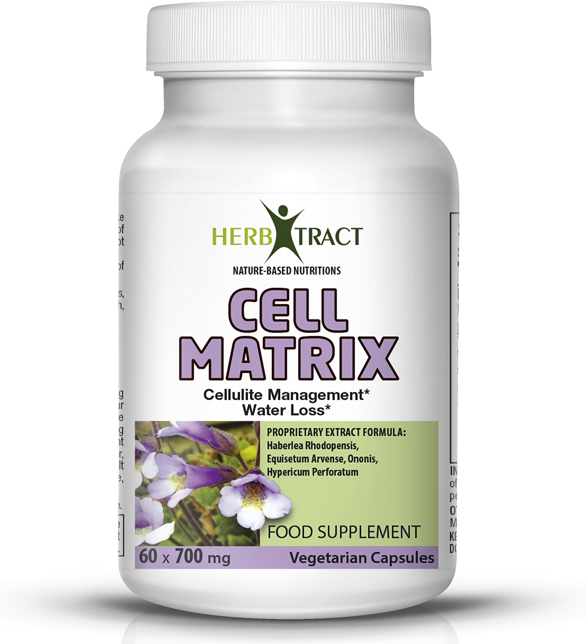 Anti-Cellulite and Antioxidant Powerful Pills - Natural Blend of Herbs - Extreme Detox Complex - Cell Matrix - 60 Capsules
