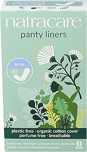 NATRACARE Mini Pant Liners, Unscented, (Pack of 30)