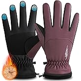 rivmount Winter Waterproof Ski Snow Warm Gloves for Women Men, Windproof Cold Weather Thermal with Touchscreen Fingers, for Running Driving Cycling Hiking Biking Outdoor Sports Daily Work