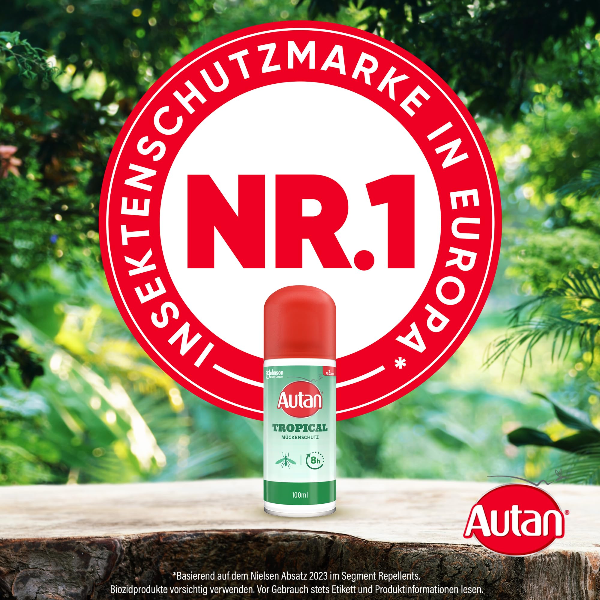 Autan Tropical Mückenschutz, Dry Spray, Travel Essentials, 1er Pack, (1 x 100ml) 7