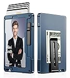 umoven Minimalist Wallet for Men, Slim Aluminum