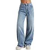 Women Baggy Jeans High Waisted Loose Fit Vintage Oversized Wide Leg Long Denim Pants Trousers
