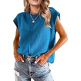 Womens Spring Fashion 2026 Summer Tops Boho Sweater Trendy Western Casual Cap Sleeve Rodeo Vest Cute Vacation Outfits