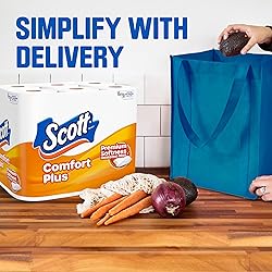 Scott ComfortPlus Toilet Paper, 12 Double