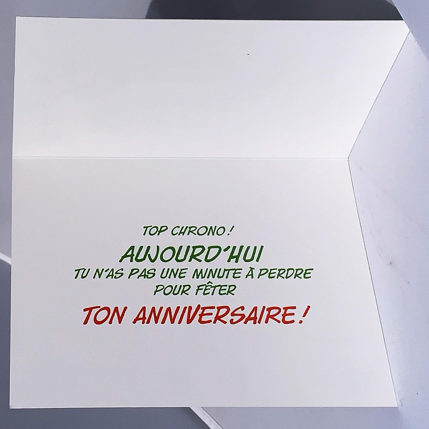 Carte Anniversaire Gaston Lagaffe Auto Cartes De Vœux Fournitures De Bureau