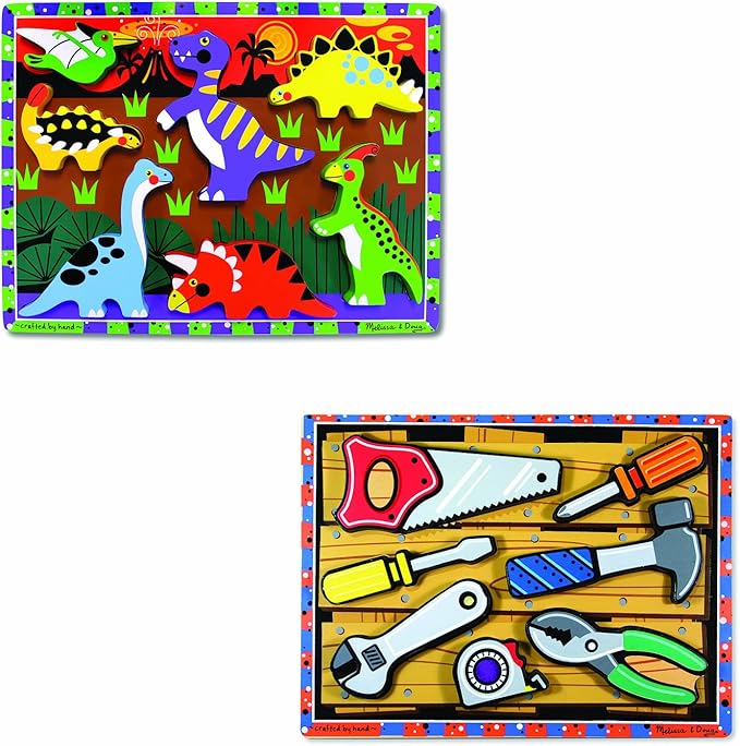 melissa and doug chunky dinosaur puzzle