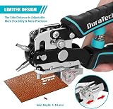 DURATECH Heavy Duty Belt Hole Punch Leather Cardboard Plastic Multifunction 6 view 6