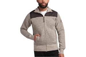 CANADA WEATHER GEAR Men's Sweater - Classic Zip Up Polar Fleece Mens Sweater - Cozy Stylish Jackets for Men (M-XXL)